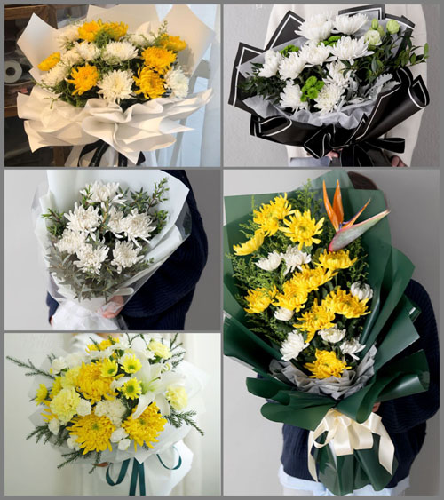 湖北孝感市应城市东马坊街道港二村白事花束代送